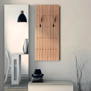 Japanese Style Pine Wood Wall Panel Custom Hanger [Exclusive]