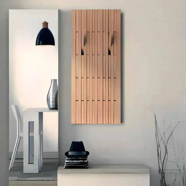 Japanese Style Pine Wood Wall Panel Custom Hanger [Exclusive]