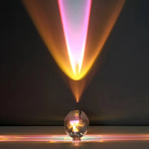 Mini lampe de table en cristal Sunset Sky