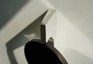 Applique murale à effet de lumière diffuse en acier inoxydable chromé