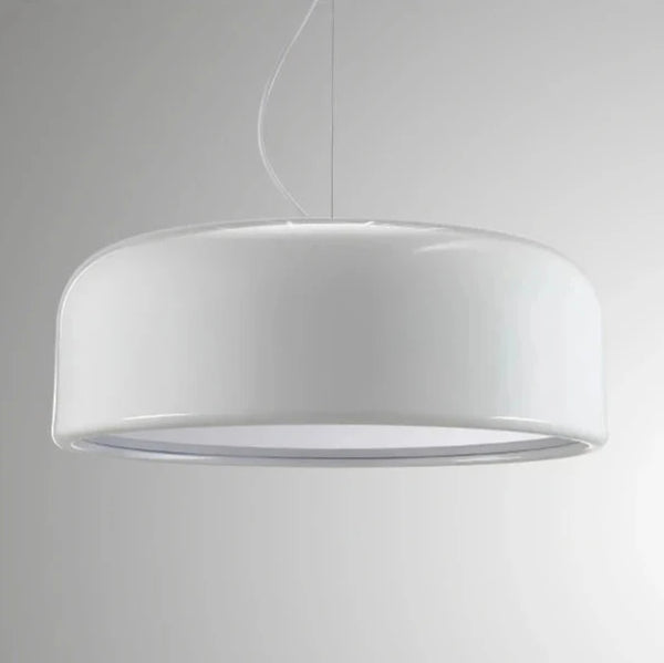 Plafonnier suspendu en forme de dôme en métal