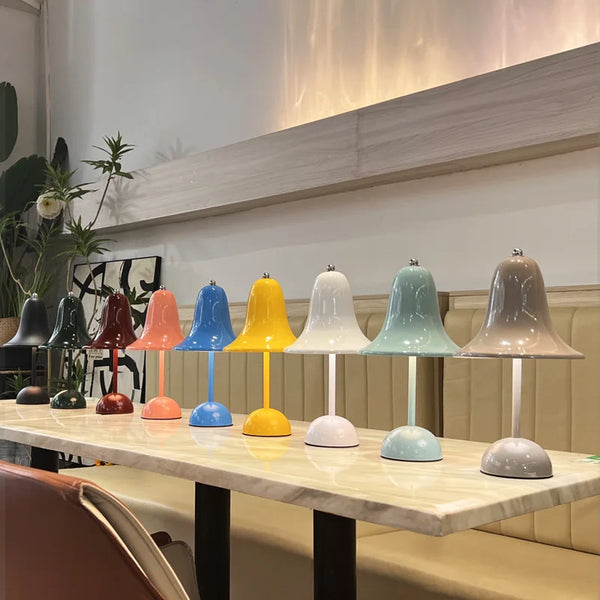 Vintage Bell Portable Dimmable Touch Table Lamp