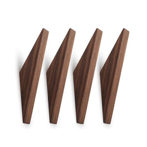 Angular Solid Wooden Wall Hanger