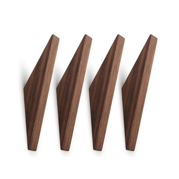 Angular Solid Wooden Wall Hanger