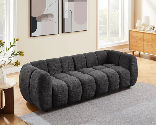 Melloa Upholstered Tufted Boucle Cloud Sofa