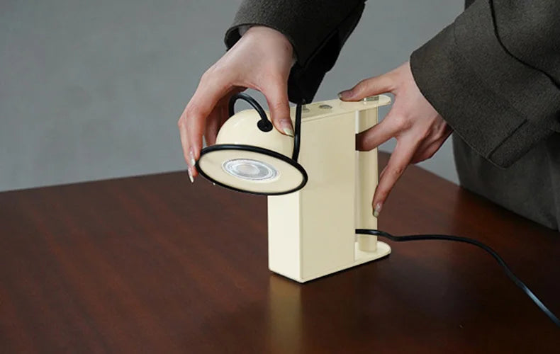 Retro Studio Style Magnetic Box Wall Fixture & Table Lamp