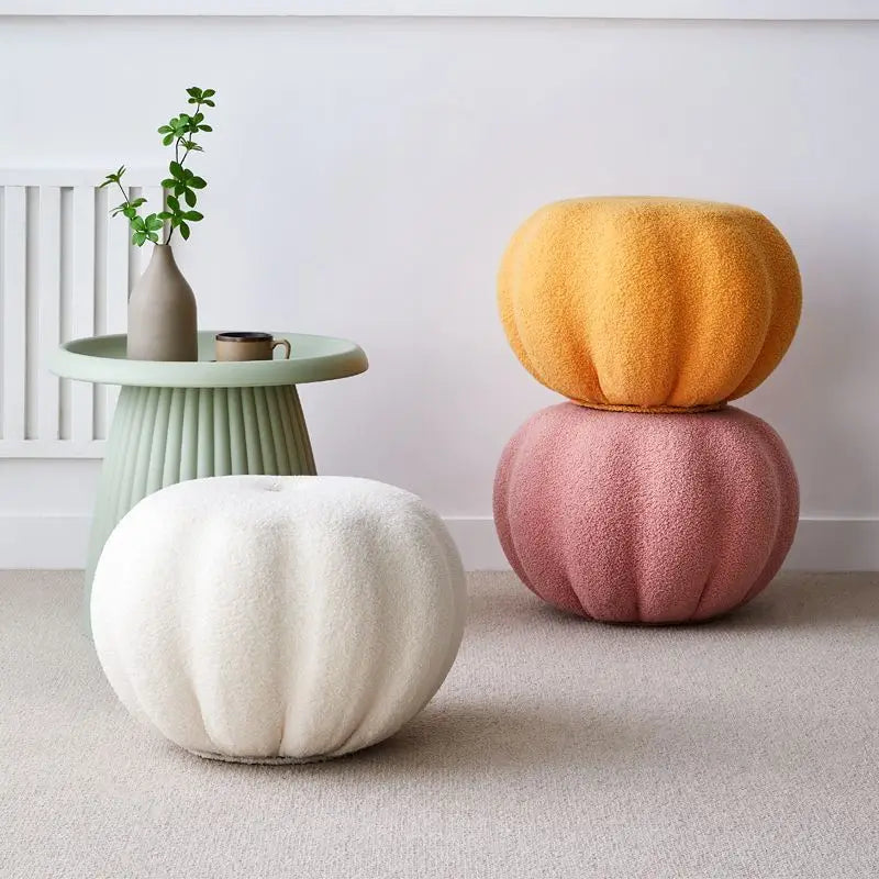 Pumpkin Sofa Plush Stool