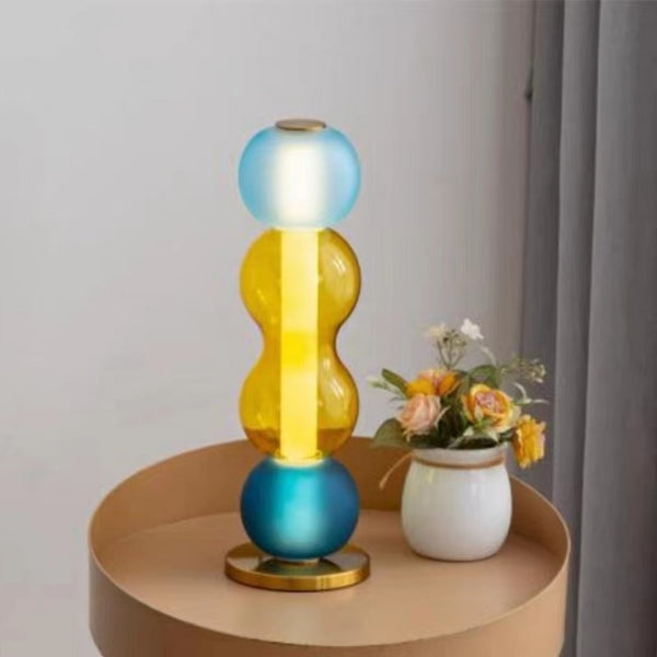 Nordic Colored Glass Table Lamp