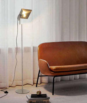IMC Stainless Steel Panel Luxury Industrial LED Floor Lamp [Exclusive]