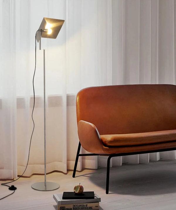 IMC Stainless Steel Panel Luxury Industrial LED Floor Lamp [Exclusive]