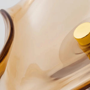 Applique murale minimaliste en verre courbé