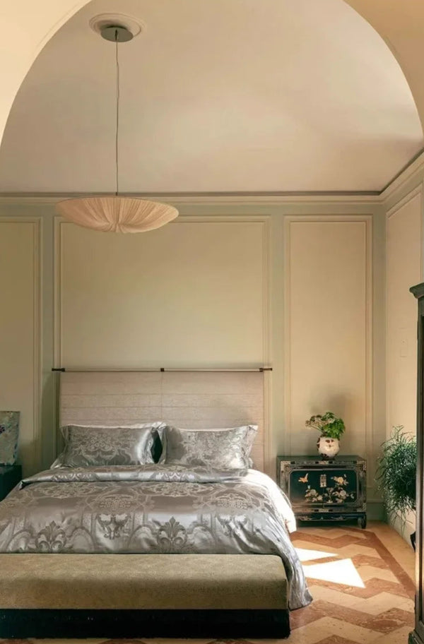 Yū Tokyo Japanese Wabi-Sabi Fabric Pendant Chandelier