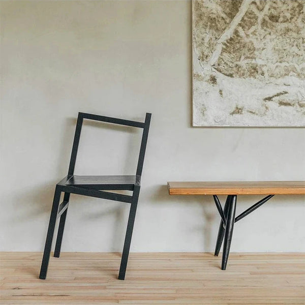 Tilted Base Design Stool Chair