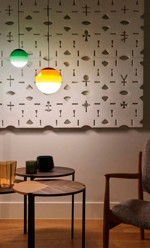 Nordic Candy Glass Ball Dipping Pendant Ceiling Lamp