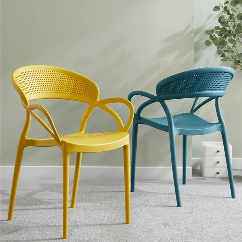 Mid-Century Modern Desinged Hingeless Mesh Chair