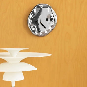 Chrome Electroplated Ceramic Wall Clock