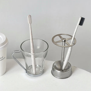 Stainless Steel Vintage Toothbrush Stand