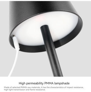 Lampe tactile sans fil de style hôtelier