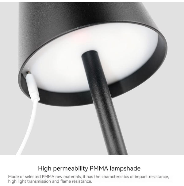 Lampe tactile sans fil de style hôtelier