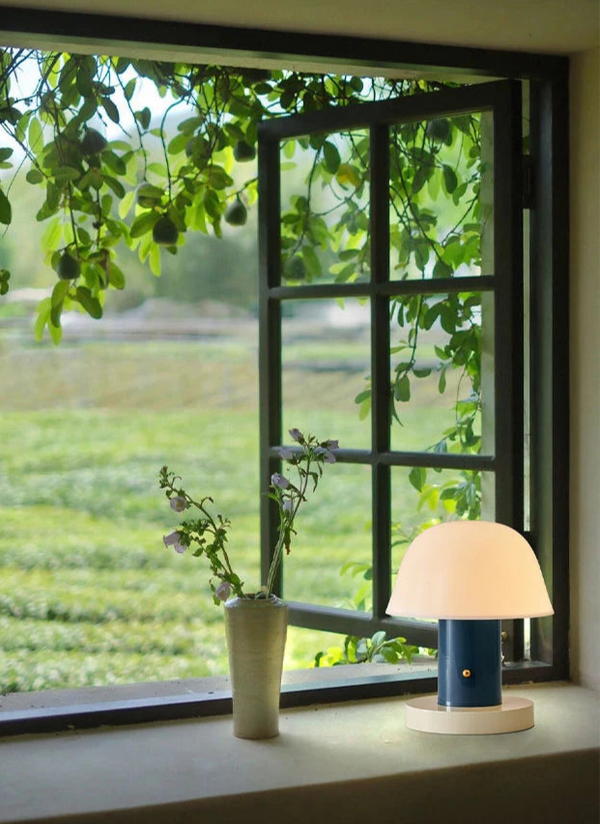 Haus Theory Cordless Mushroom Table Lamp