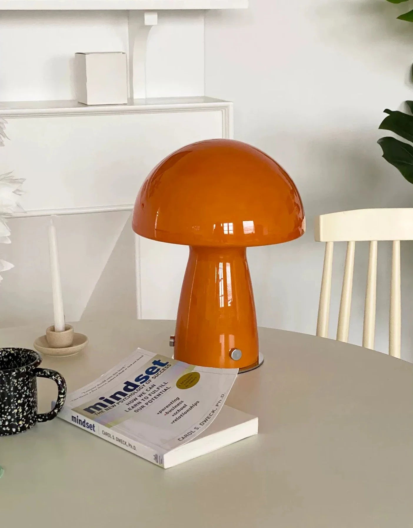 Mushroom Glass Retro Table Lamp