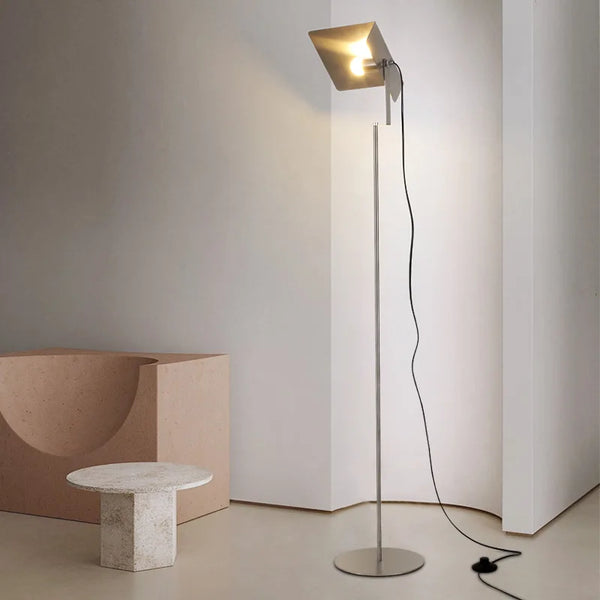 IMC Stainless Steel Panel Luxury Industrial LED Floor Lamp [Exclusive]
