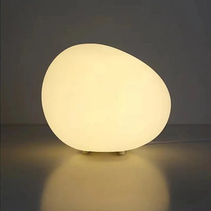 Minimalistic Stone Shape Atmosphere Table Lamp