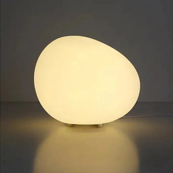 Minimalistic Stone Shape Atmosphere Table Lamp