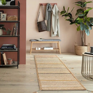 Jute Braided Hand-Crafted Indian Area Rug [Exclusive]