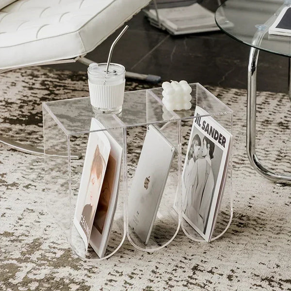 de homê Embossed Design Acrylic Multipurpose Table