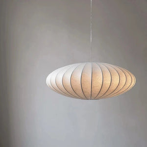 Lustre en soie de style japonais Wabi-sabi