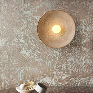 Retro Japanese Style Wall Circle Lamp