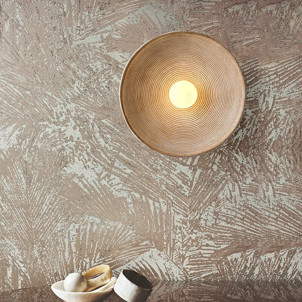 Retro Japanese Style Wall Circle Lamp