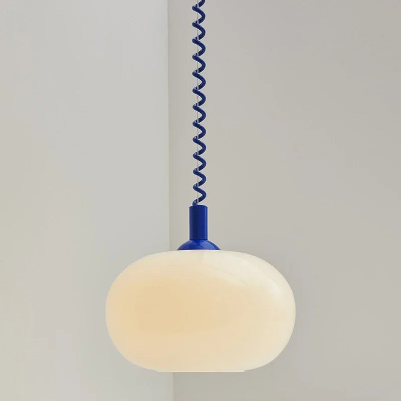 LUNORI Retro Coil-Line Pendant Ceiling Lamp