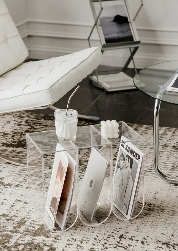 de homê Embossed Design Acrylic Multipurpose Table