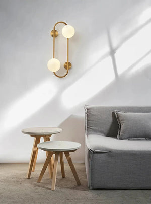 Lampe murale moderne de style hôtelier avec luminaire sur rail