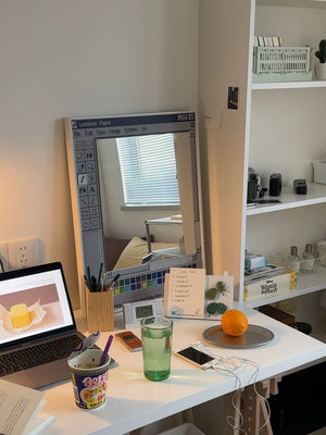 MS Paint Retro PC Wall Table Mirror