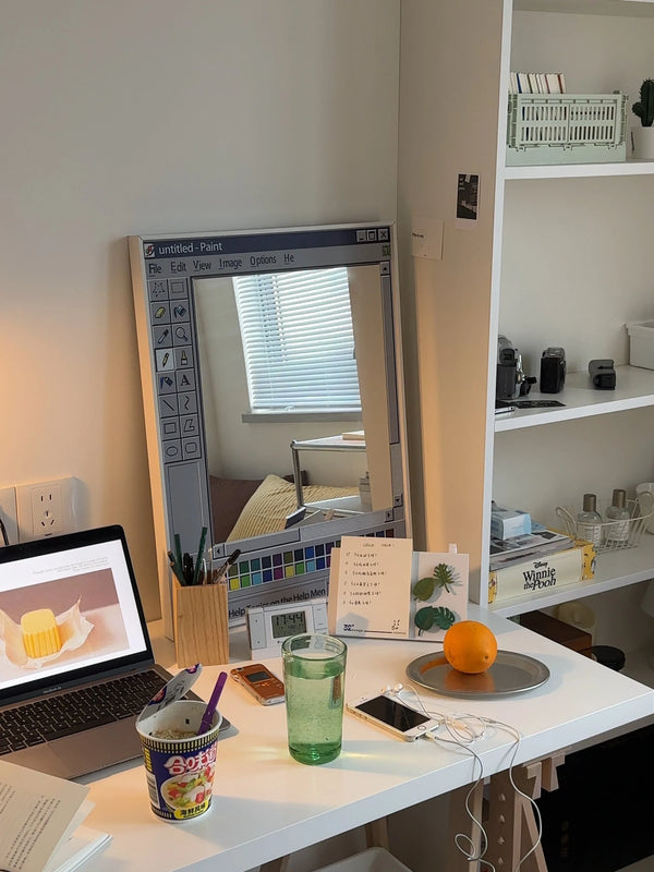 MS Paint Retro PC Wall Table Mirror
