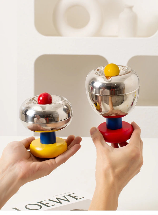 Stainless Steel Retro Ball Ashtray