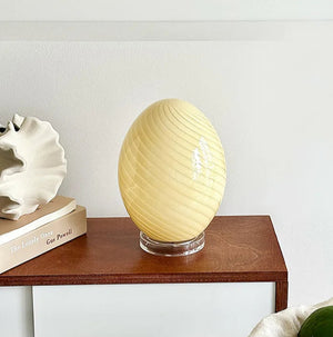 Egg Glass Retro Table Lamp