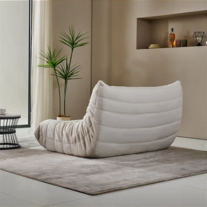 Teddy Velvet Foam Two-Seater Sofa