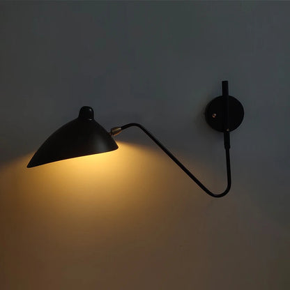 Industrial Nordic Arm Wall Fixture Lamp