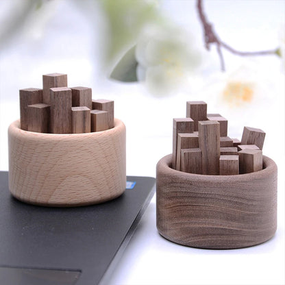 Geometry Cube Mini Wooden Diffuser