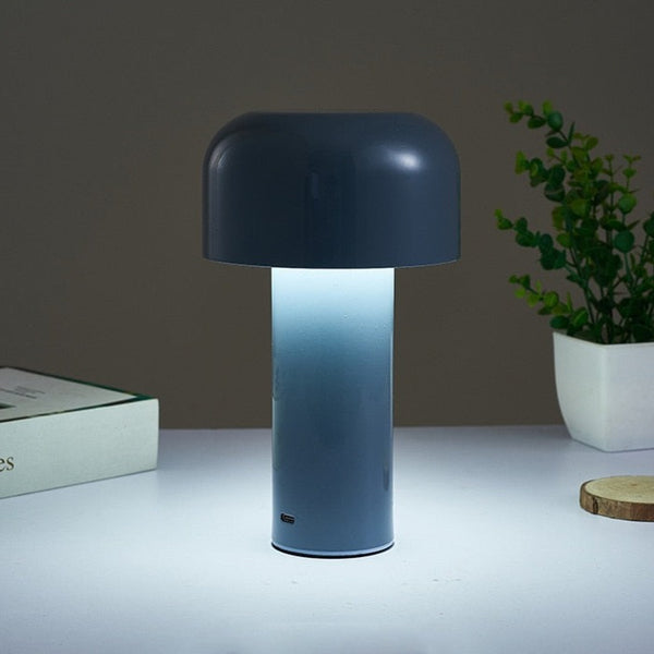 Italian-Style Retro Mushroom Cordless Table Lamp