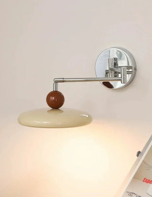 Nordic Retro Ball Top Folding Wall Plug & Fixture Lamp