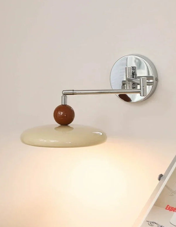 Nordic Retro Ball Top Folding Wall Plug & Fixture Lamp