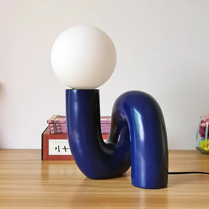 Nordic Twisted Ball Table Lamp