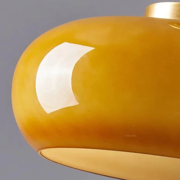 Lampe de plafond suspendue en verre nordique