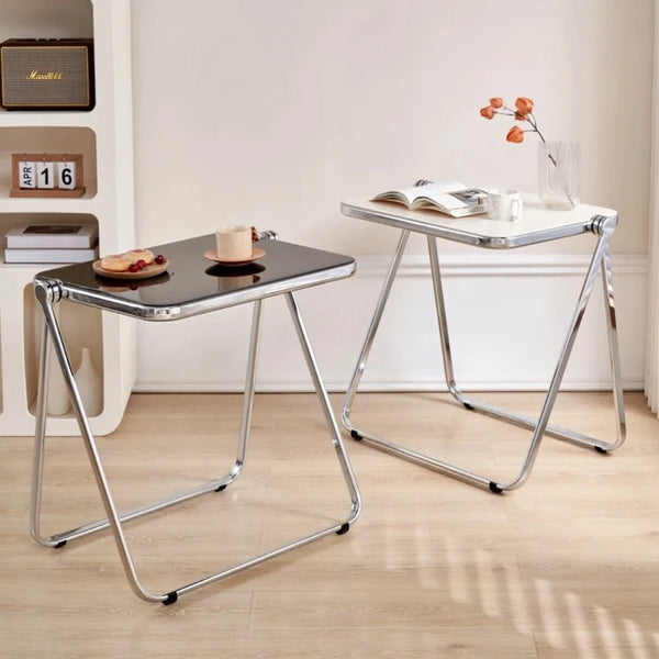 de homê Foldable Acrylic Transparent Medium Side Coffee Table