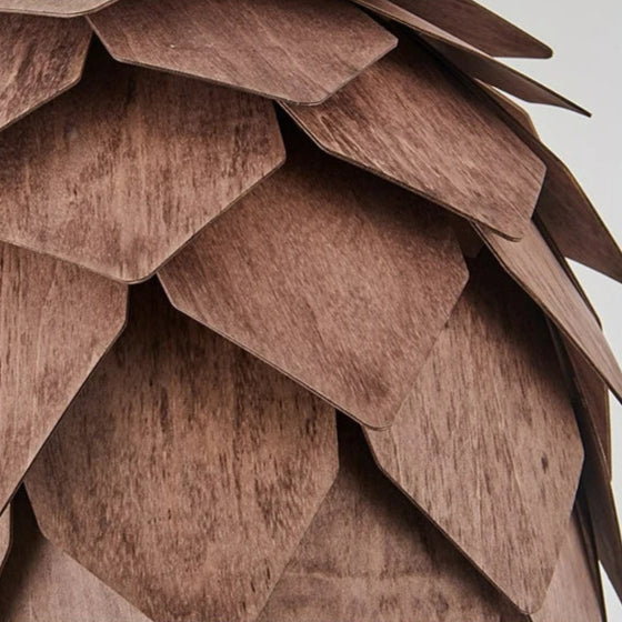Pine Cone Solid Wood Chandelier